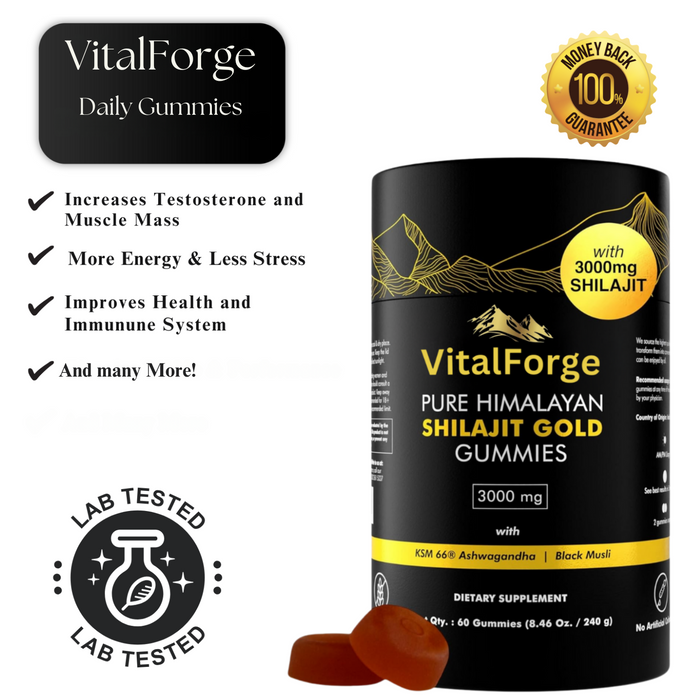 VitalForge™ Pure Shilajit Gummies
