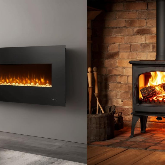 Electric vs Wood Burning Fireplace: Your Complete Guide to Making the Right Choice - PUREFLAME CO