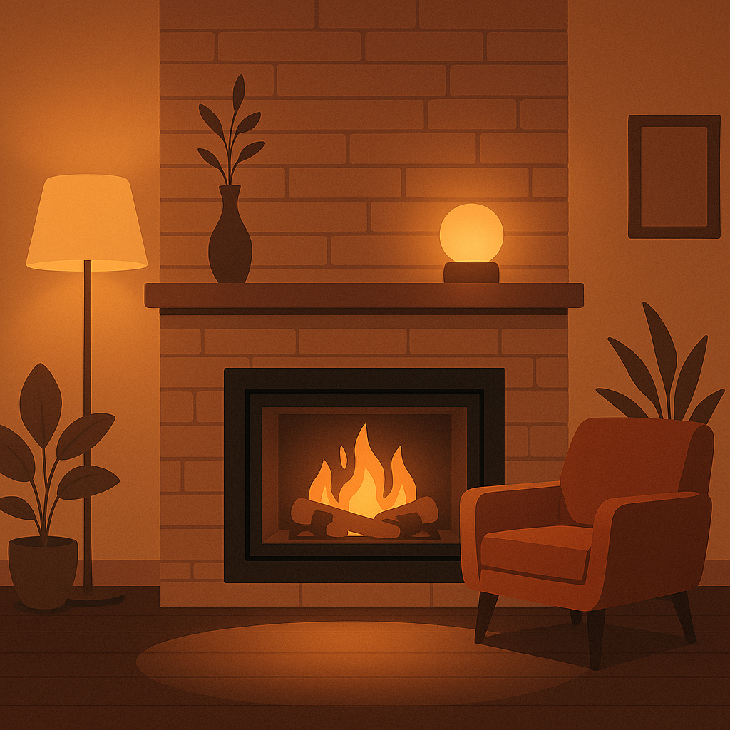 Fireplace Lighting Ideas That Set the Mood