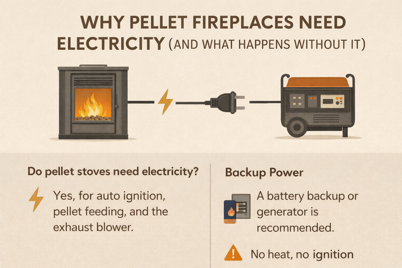 Why Pellet Fireplaces Need Electricity (And What Happens Without It) Pure Flame Co
