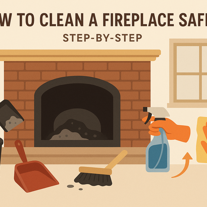 How to Clean a Fireplace Safely (Step-by-Step Guide