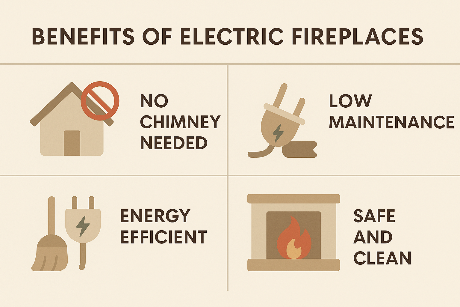 The Benefits of Indoor Electric Fireplaces: Why They’re the Most Modern Choice for Today’s Homes