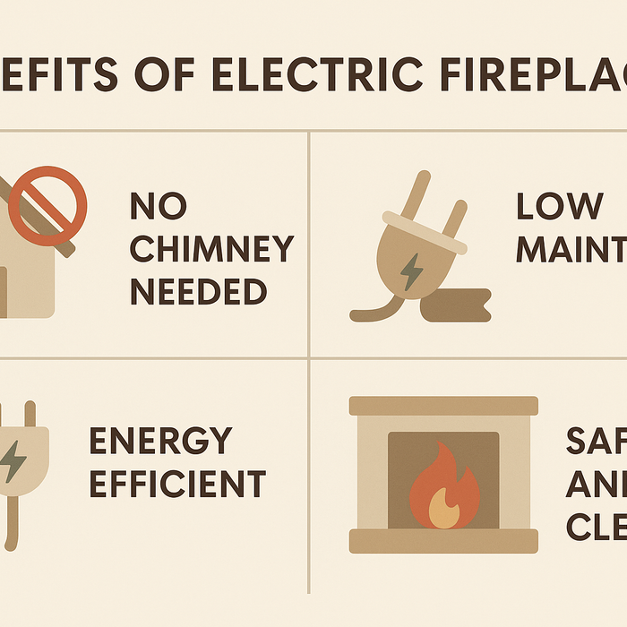 The Benefits of Indoor Electric Fireplaces: Why They’re the Most Modern Choice for Today’s Homes