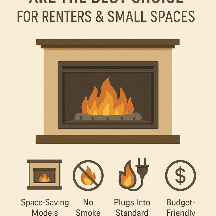 Why Electric Fireplaces Are the Best Choice for Renters & Small Spaces