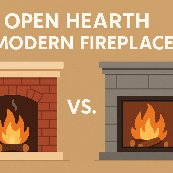 Open Hearth vs. Modern Fireplaces: A Guide to Real Heat