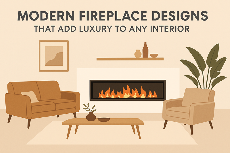 Modern Fireplace Designs That Add Luxury to Any Interior | Pure Flame Co