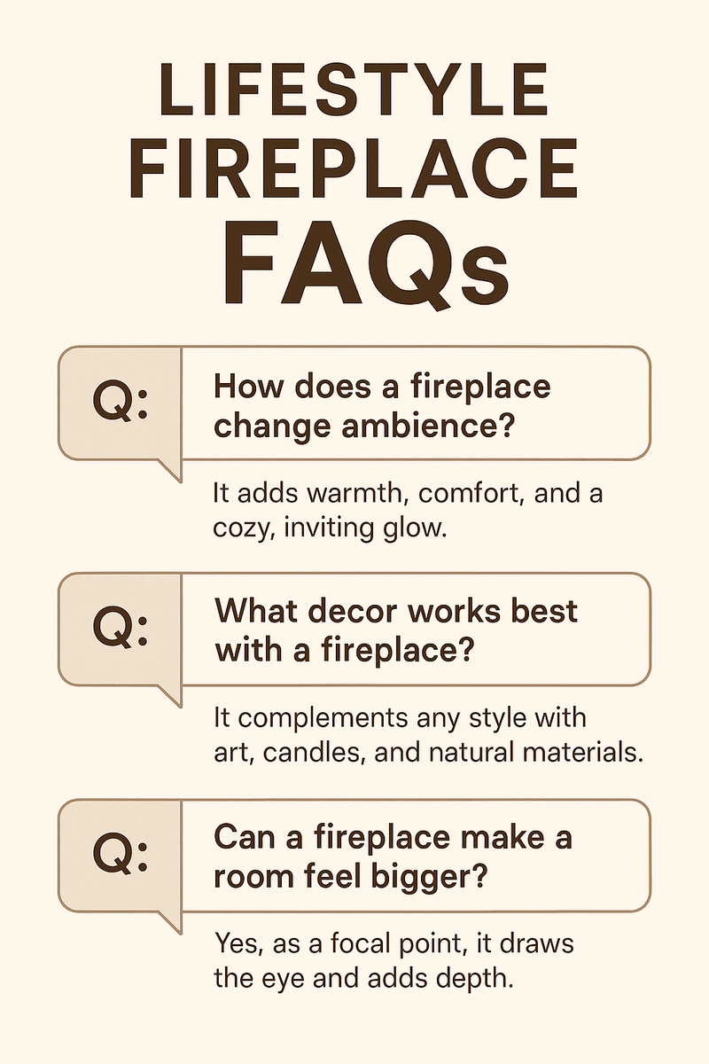 Lifestyle Fireplace FAQs: Ambience, Décor & Room Feel Explained