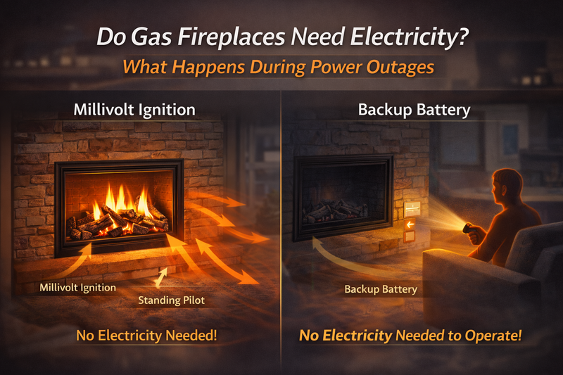 Do Gas Fireplaces Need Electricity? What Happens During Power Outages Pure Flame Co
