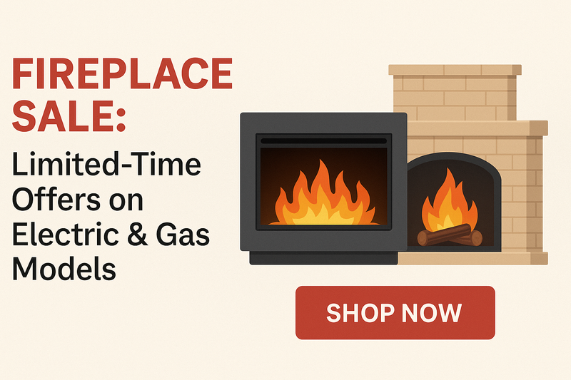 Fireplace Sale: Limited-Time Offers on Electric & Gas Models