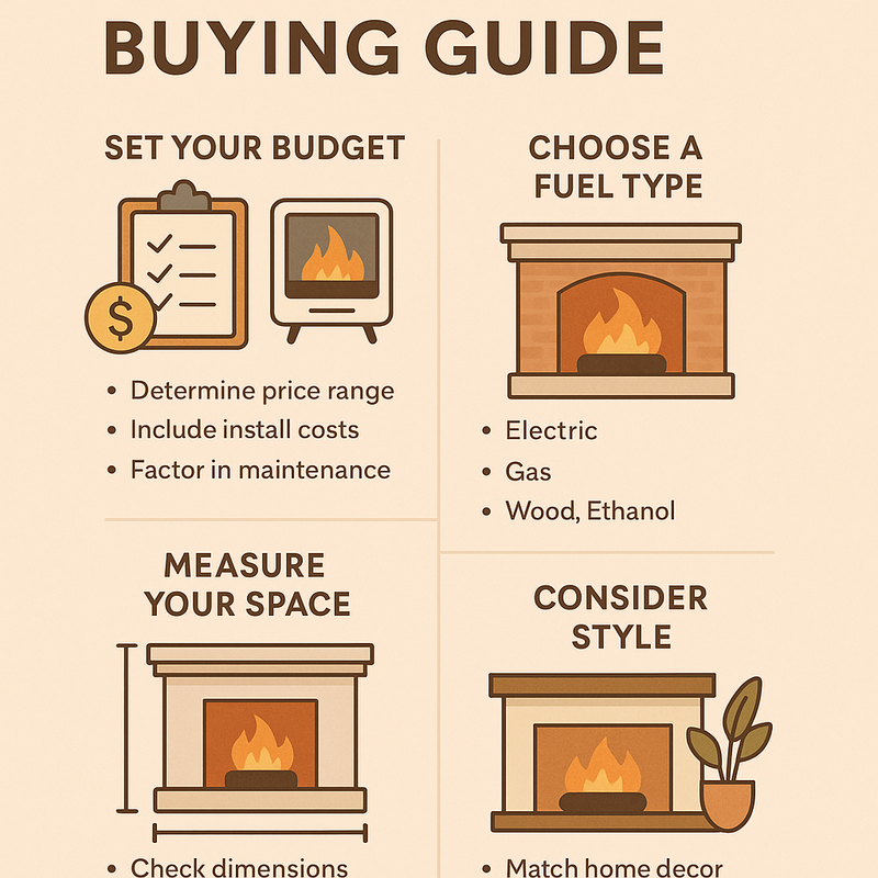 Indoor Fireplace Buyer’s Guide: Heat, Size, Cost Safety (2025)
