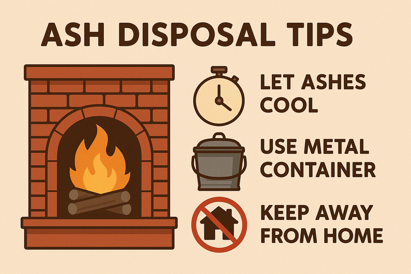 Fireplace Ash Disposal – Safe Handling and Why Regular Vacuums Are Risky