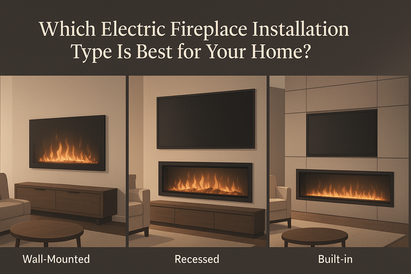 Which Electric Fireplace Installation Type Is Best for Your Home?