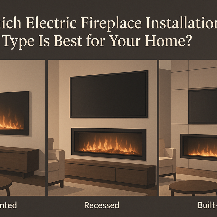 Which Electric Fireplace Installation Type Is Best for Your Home?