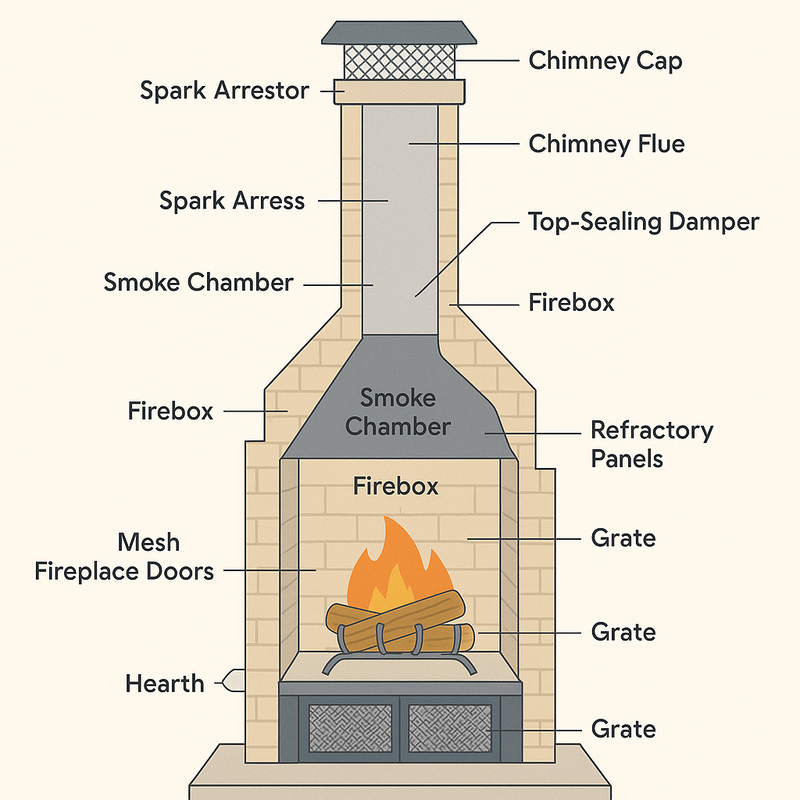Fireplace Glossary (A–Z) – Parts, Terms & Heating Explained