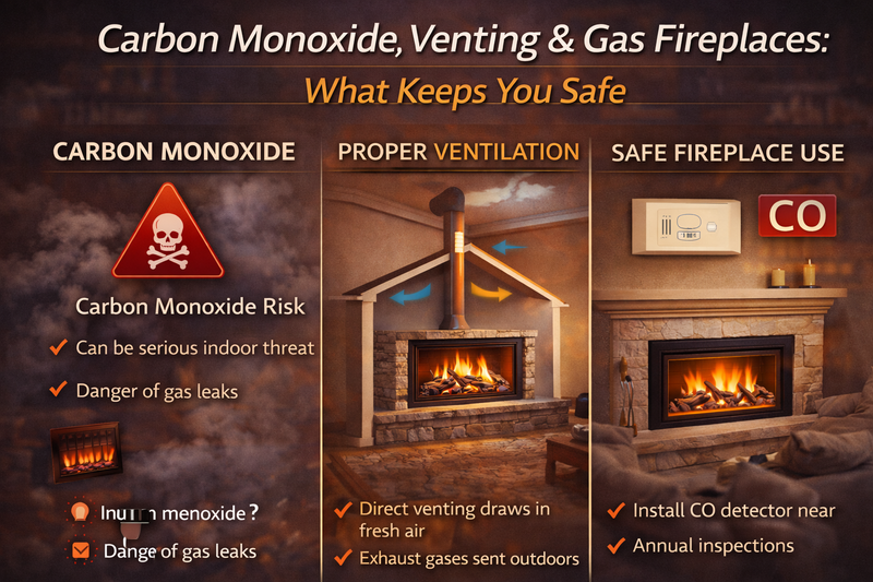 Carbon Monoxide, Venting & Gas Fireplaces: What Keeps You Safe Pure Flame Co