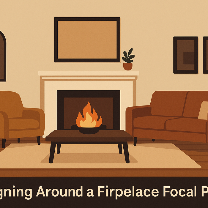 Designing Around a Fireplace Focal Point