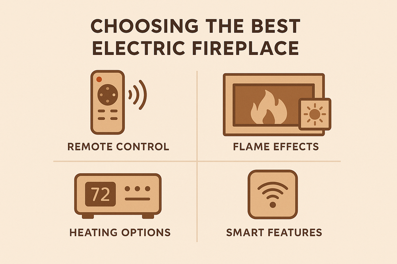 Choosing the Best Electric Fireplace: Key Features to Look For