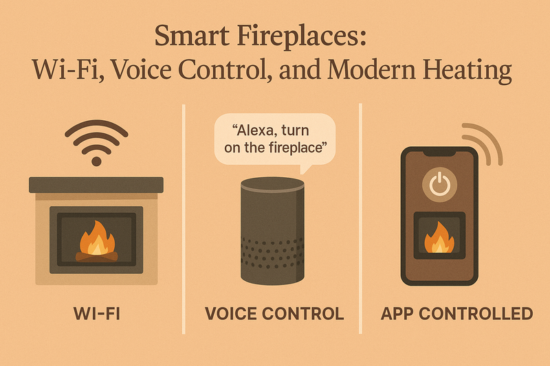 Smart Fireplaces: Wi-Fi, Voice Control, and Modern Heating Tech