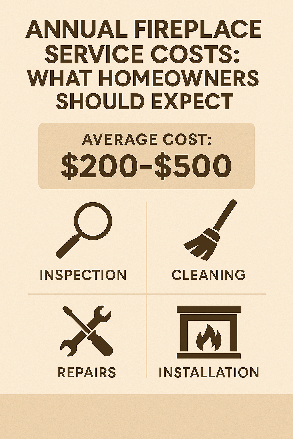 Annual Fireplace Service Costs: What Homeowners Should Expect
