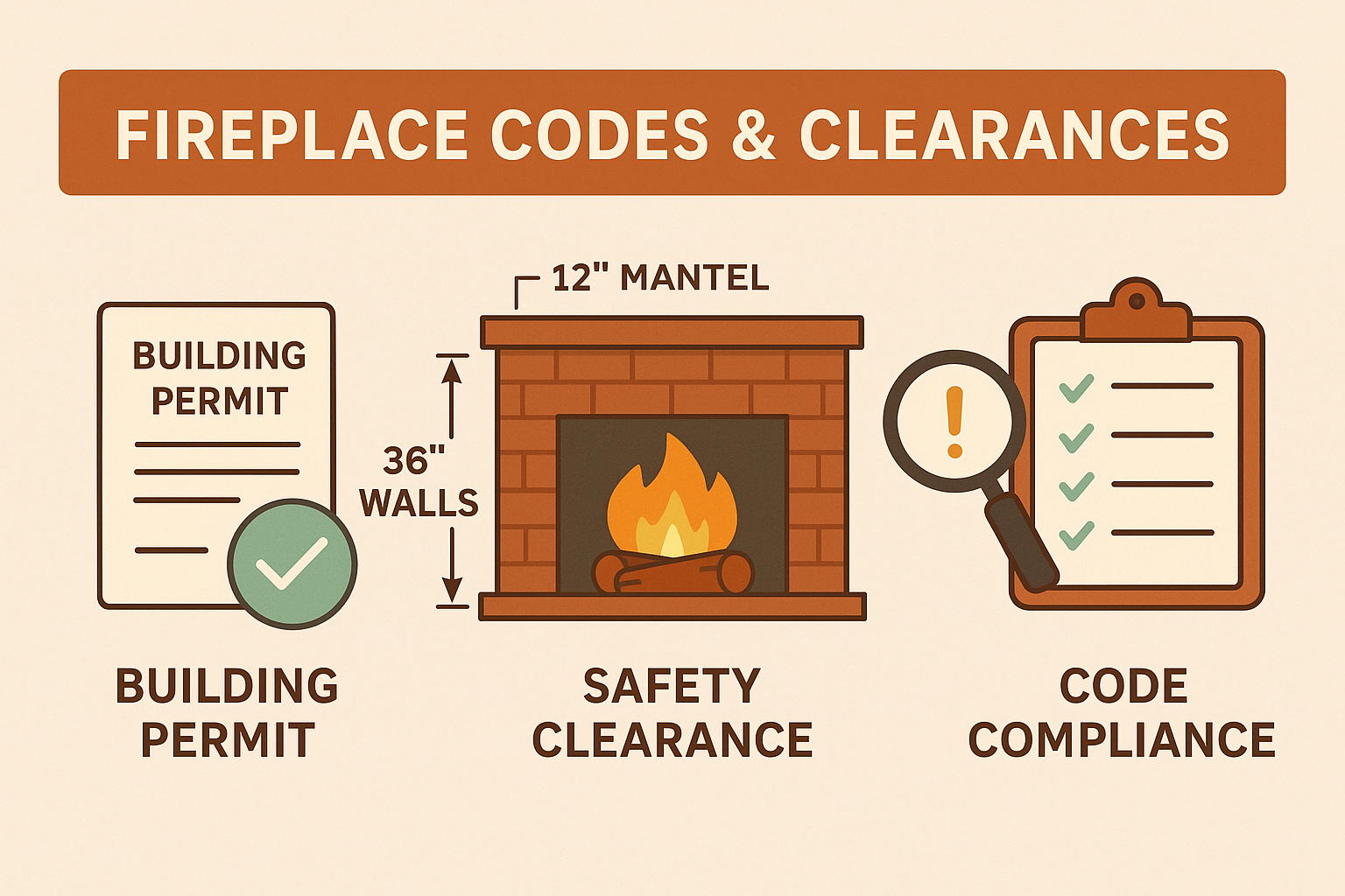 Fireplace Codes & Clearances: Read This Before You Build (2025)