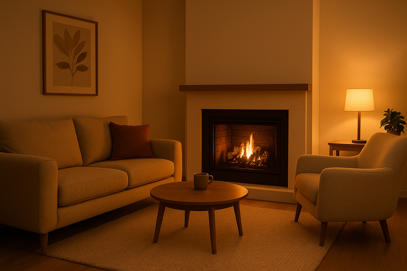 How to Create a Warm & Comfy Room With the Right BTU Fireplace