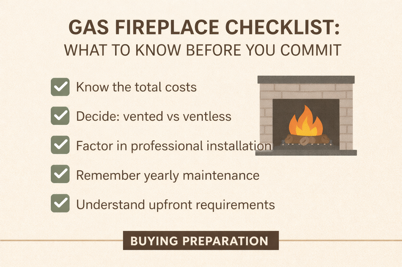 Gas Fireplace Checklist: What to Know Before You Commit Pure Flame Co