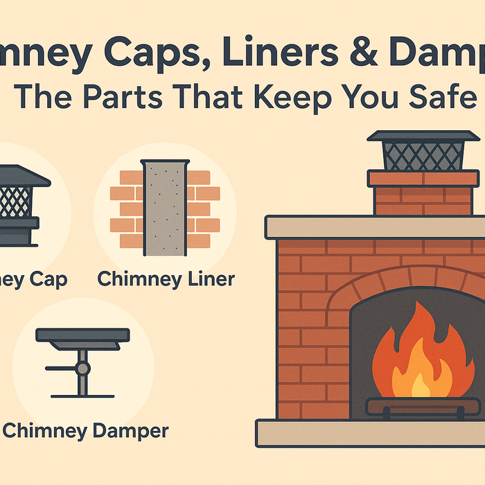 Chimney Caps, Liners & Dampers: The Parts That Keep You Safe