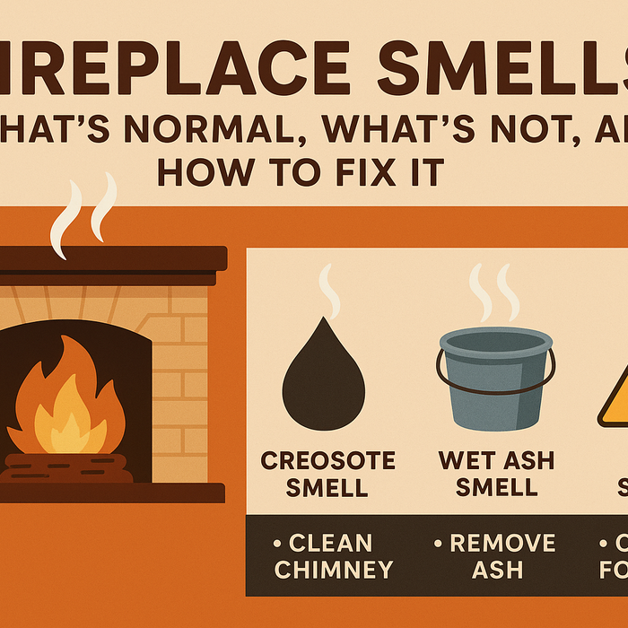 Fireplace Smells: What’s Normal or Not & How to Fix It