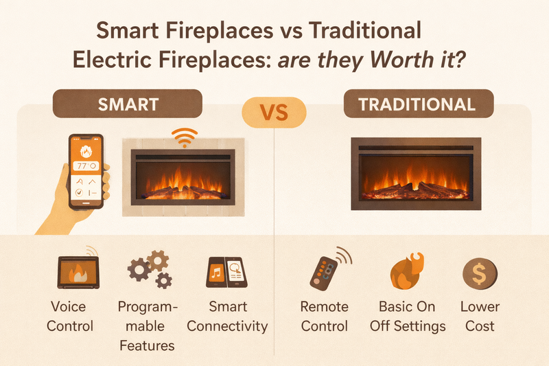 Smart-Fireplaces-vs-Traditional-Electric-Fireplaces-Are-They-Worth-It Pure Flame Co