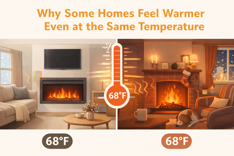 Why Some Homes Feel Warmer Even at the Same Temperature Pure Flame Co