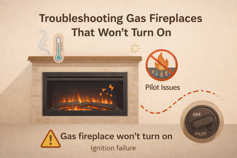 Troubleshooting Gas Fireplaces That Won’t Turn On Pure Flame Co