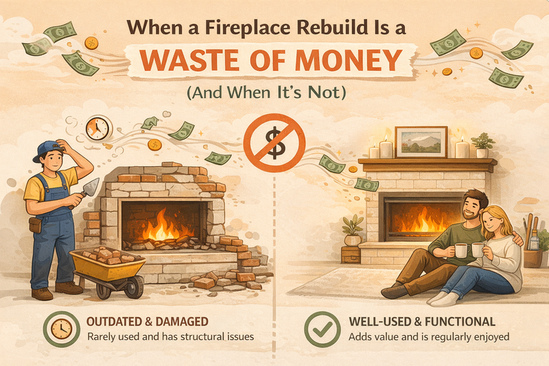 When a Gas Fireplace Rebuild Is a Waste of Money (And When It’s Not) Pure Flame Co