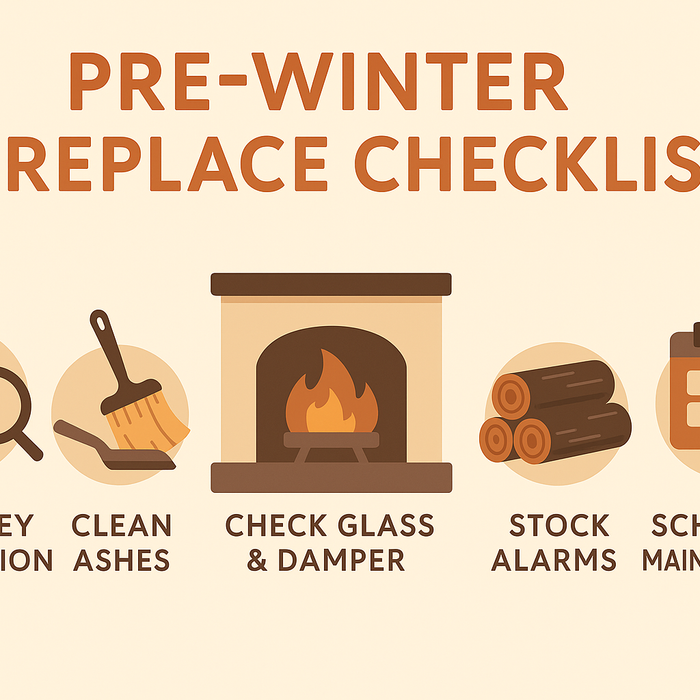 Pre-Winter Fireplace Checklist (2025) – 10-Minute Fireplace Maintenance Guide