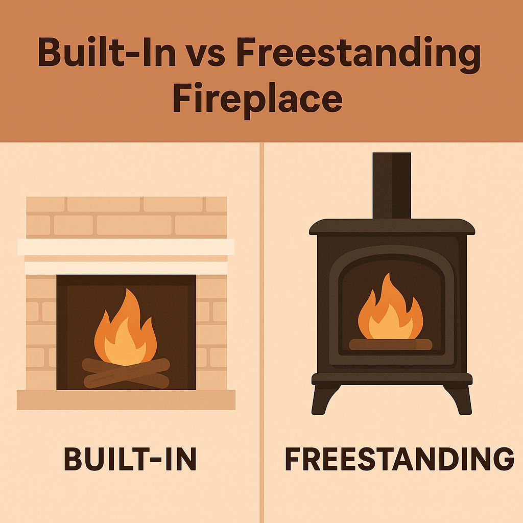 Built-In vs Freestanding Fireplaces: What Fits Best?