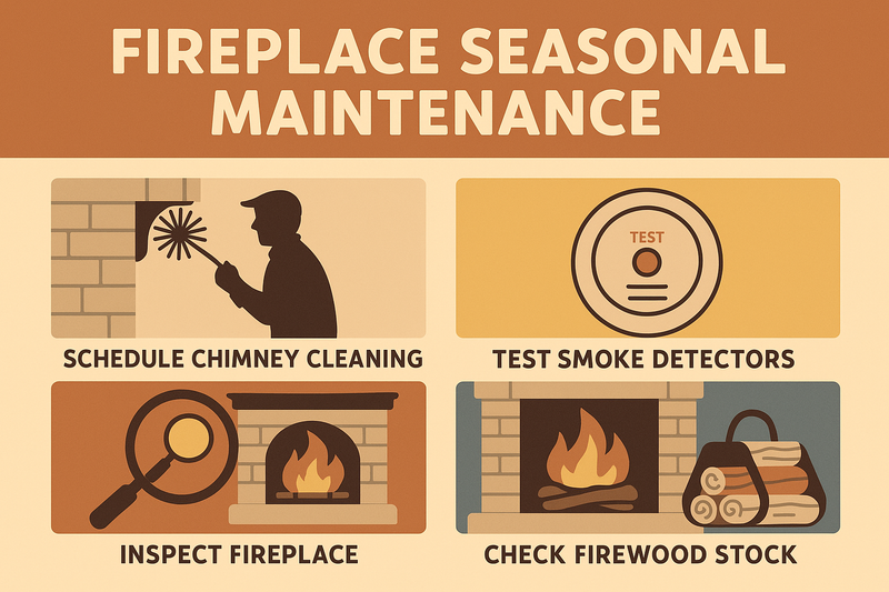 Seasonal Fireplace Maintenance: Annual Checks, Chimney Care & Storage