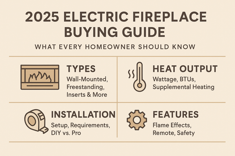 2026 Electric Fireplace Buying Guide: What Every Homeowner Should Know