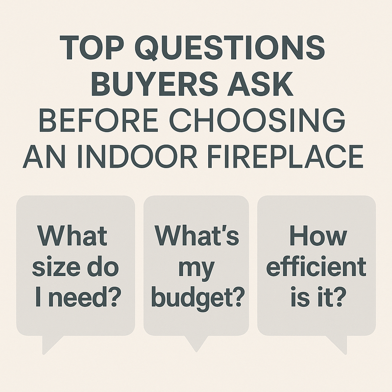 Top Questions Buyers Ask Before Choosing an Indoor Fireplace