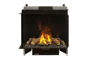 Faber E-Matrix 35 -inch 2-Sided Left Corner Water Vapor Built-In Electric Fireplace Firebox | FEF3226L2L | Water Myst Fireplace | Electric Fireplaces Depot