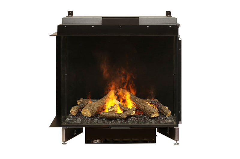 Faber E-Matrix 35 -inch 2-Sided Left Corner Water Vapor Built-In Electric Fireplace Firebox | FEF3226L2L | Water Myst Fireplace | Electric Fireplaces Depot
