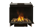 Faber E-Matrix 35 -inch 2-Sided Right Corner Water Vapor Built-In Electric Fireplace Firebox | FEF3226L2R | Water Myst Fireplace | Electric Fireplaces Depot