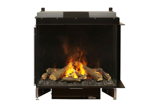 Faber E-Matrix 35 -inch 2-Sided Right Corner Water Vapor Built-In Electric Fireplace Firebox | FEF3226L2R | Water Myst Fireplace | Electric Fireplaces Depot