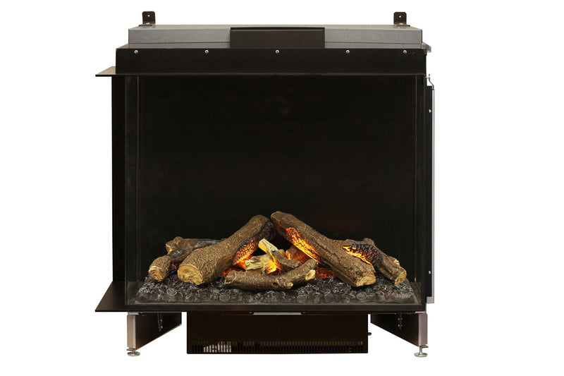 Faber E-Matrix 35 -inch 2-Sided Left Corner Water Vapor Built-In Electric Fireplace Firebox | FEF3226L2L | Water Myst Fireplace | Electric Fireplaces Depot