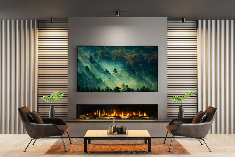 "Signal 80 Electric Fireplace fireplace (Single-Sided)\n"