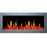 Gloria II 48" Smart Wall Mount Electric Fireplace with Reflective Fire Glass - Electric Fireplace -  Gloria -  Electric Fireplace -  ZEF48XAW