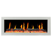 Gloria II 48-in Smart Wall Mount Electric Fireplace (White) - Electric Fireplace -  Gloria -  Electric Fireplace -  ZEF48XW