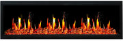 Latitude 65" Ultra Slim Built-in Electric Fireplace + Reflective Fire Glass - Electric Fireplace -  Latitude -  Electric Fireplace -  ZEF65XA