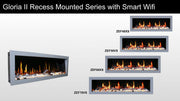 Latitude II 78-in Smart Wall Mount Electric Fireplace (Original) - Electric Fireplace -  Latitude -  Electric Fireplace -  ZEF78V