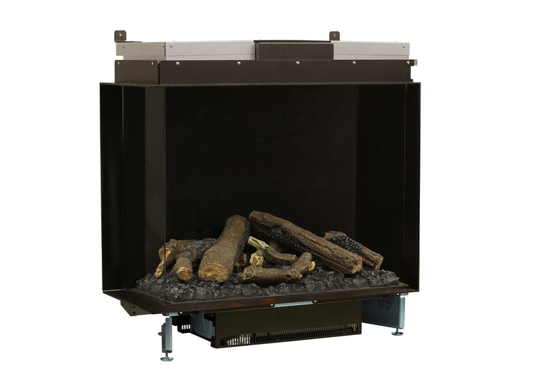 Faber E-Matrix 35 -inch 2-Sided Left Corner Water Vapor Built-In Electric Fireplace Firebox | FEF3226L2L | Water Myst Fireplace | Electric Fireplaces Depot