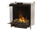 Faber E-Matrix 35 -inch 2-Sided Left Corner Water Vapor Built-In Electric Fireplace Firebox | FEF3226L2L | Water Myst Fireplace | Electric Fireplaces Depot