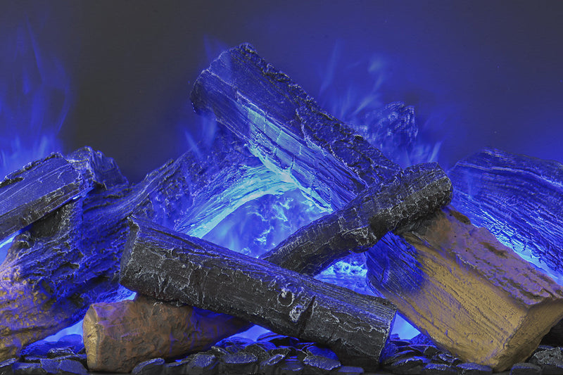 Dimplex Opti-Myst Aura Electric Fireplace Blue Flame
